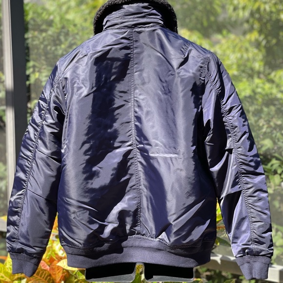 LACOSTE SHERPA COLLAR PADDED BOMBER JACKET [BH8405] - Picture 9 of 11